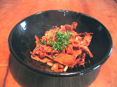 のしいかの醤油バター炒めPH