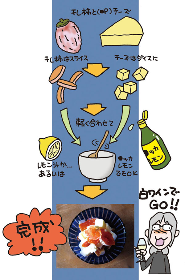 干し柿チーズ