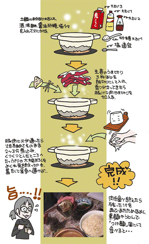 豚バラみぞれ鍋