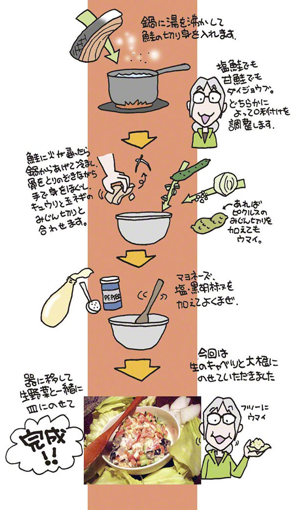 鮭ディップ