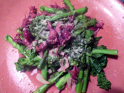 菜の花とホタルイカのソテー＿写真"